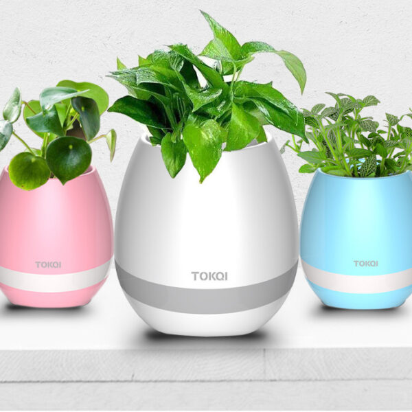Touch-activated Plant Pot Speaker