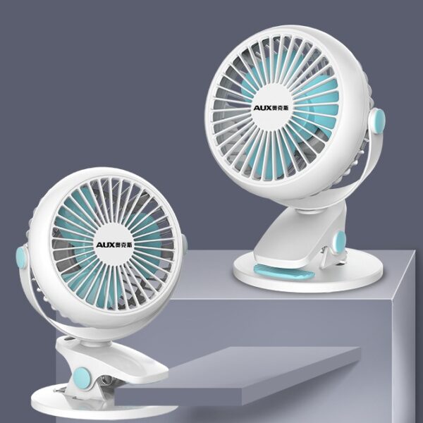 BreezeClip Mini USB Clip-On Fan
